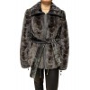Q-CL48 WOMENS GREY MINK FUR