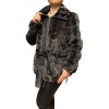 Q-CL48 WOMENS GREY MINK FUR