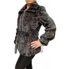 Q-CL48 WOMENS GREY MINK FUR