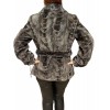 Q-CL48 WOMENS GREY MINK FUR