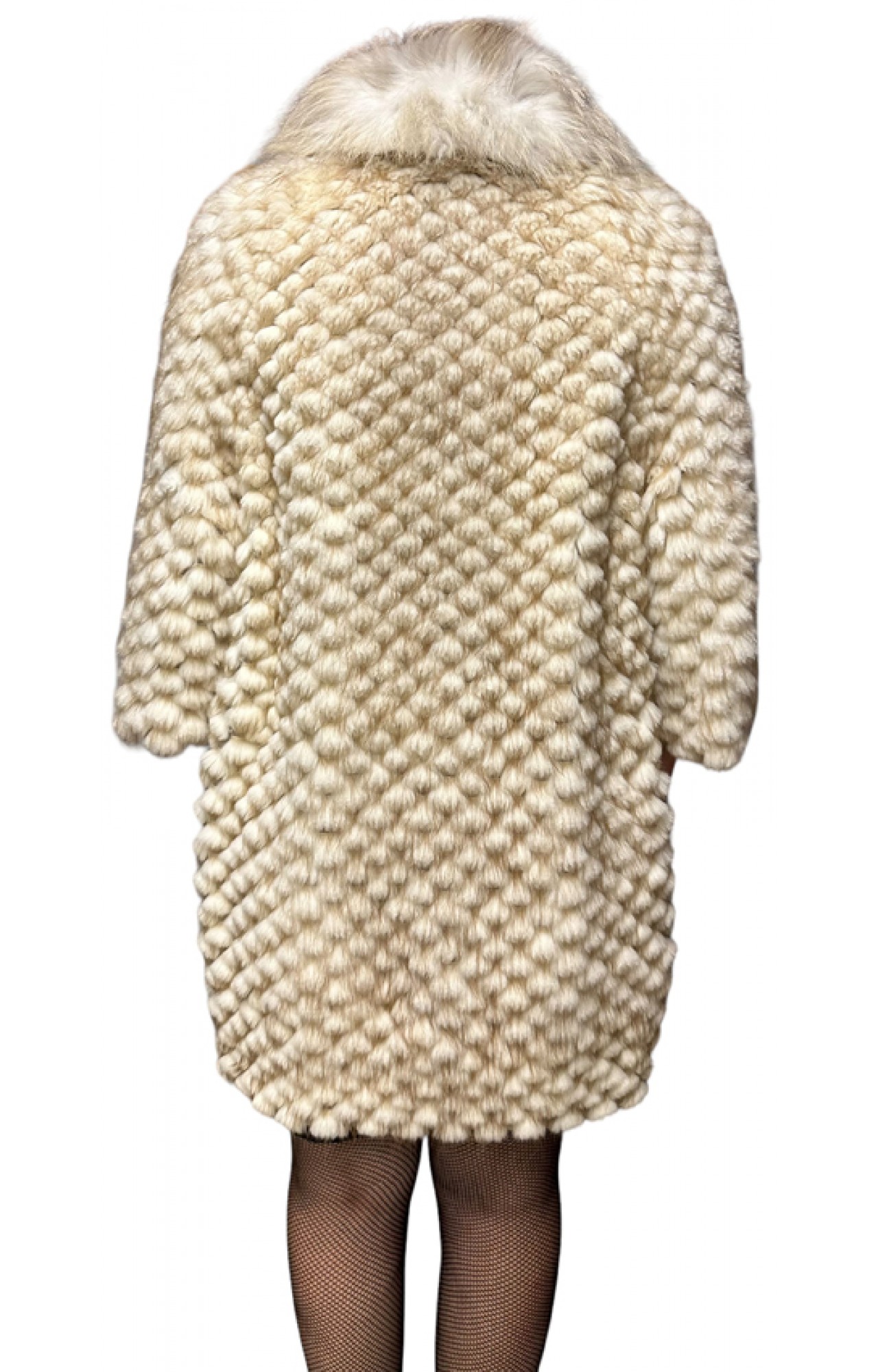 THASOS WOMENS BEIGE MINK FUR