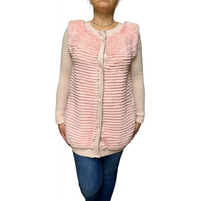 1635A ΓΥΝΑΙΚΕΙΑ ΓΟΥΝΙΝΗ ΖΑΚΕΤΑ REX ΡΟΖ