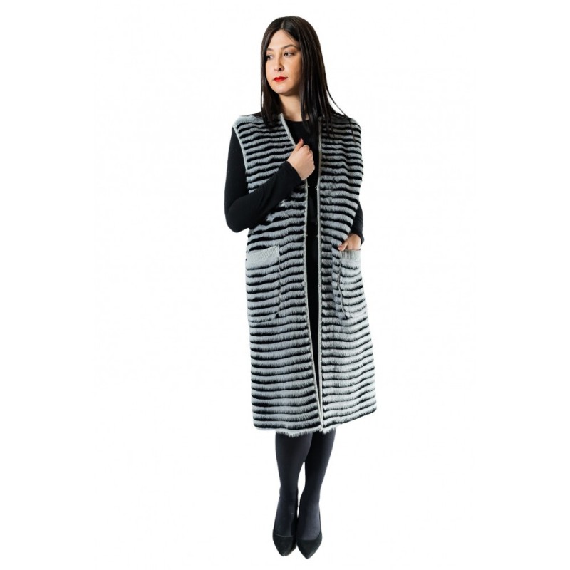 MICA ΓΥΝΑΙΚΕΙΟ ΓΙΛΕΚΟ MINK/REX ΓΚΡΙ MICA ΓΥΝΑΙΚΕΙΟ ΓΙΛΕΚΟ MINK/REX ΓΚΡΙ