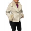 13094G WOMENS SHORT SHEEPSKIN BEIGE