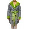 55015-GREEN WOMENS SHEEPSKIN COAT
