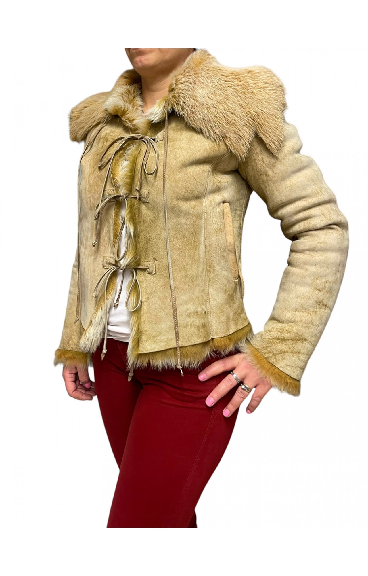 13014 WOMENS SHEEPSKIN TOSKANA BEIGE 13014 WOMENS SHEEPSKIN TOSKANA BEIGE