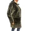 WOMENS DOUBLE-SIDED MOUTON N-1100 KHAKI