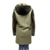 WOMENS DOUBLE-SIDED MOUTON N-1100 KHAKI