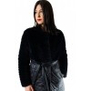 BRIANNA ΓΥΝΑΙΚΕΙΟ ΜΑΚΡΥ ΜΠΟΥΦΑΝ ΔΙΠΛΗΣ ΟΨΗΣ ΜΑΥΡΟ 