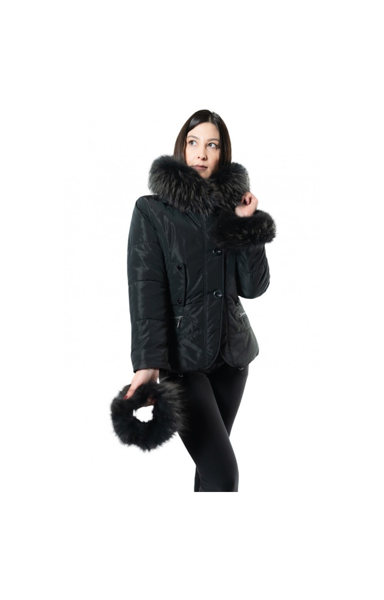 GIOVANNA BLACK WOMENS JACKET