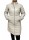 AW23-63-BABY BIRTH WOMENS LEATHER PUFFER LONG ICE WHITE