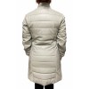 AW23-63-BABY BIRTH WOMENS LEATHER PUFFER LONG ICE WHITE