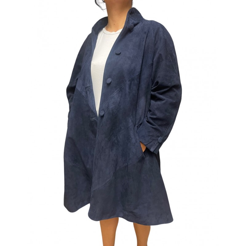 TIFFANY-1 ΔΕΡΜΑΤΙΝΗ ΚΑΣΤΟΡ ΓΥΝΑΙΚΕΙΑ ΖΑΚΕΤΑ ΜΠΛΕ 