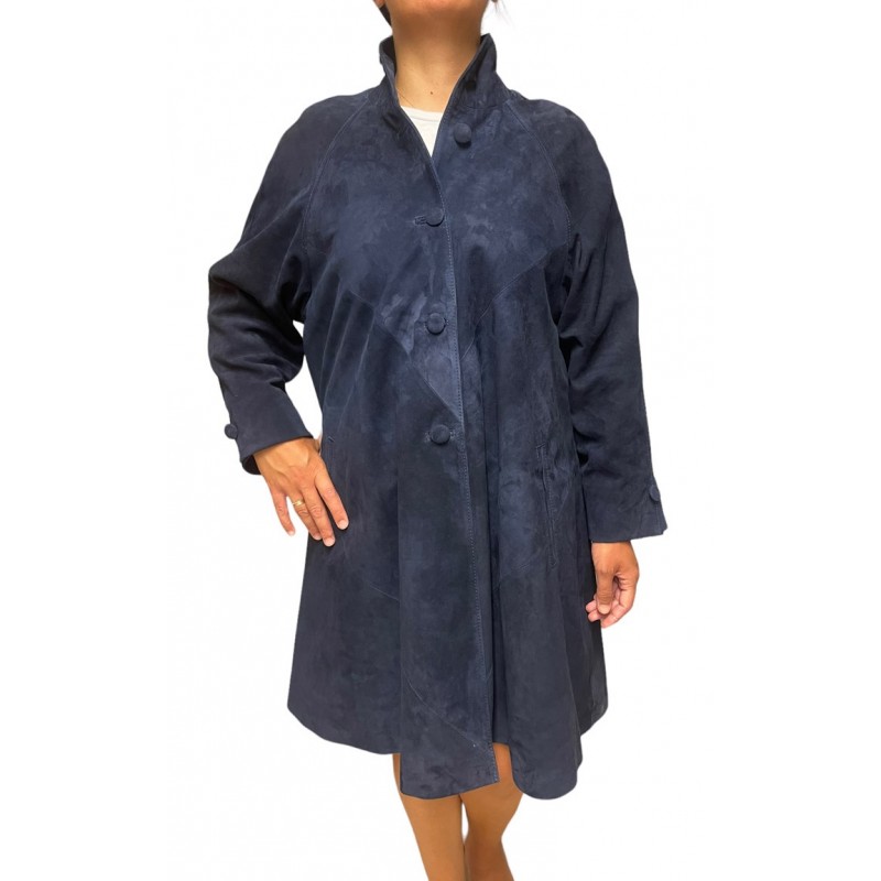 TIFFANY-1 ΔΕΡΜΑΤΙΝΗ ΚΑΣΤΟΡ ΓΥΝΑΙΚΕΙΑ ΖΑΚΕΤΑ ΜΠΛΕ 