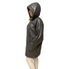 WOMENS LEATHER JACKET N-1485 BLACK