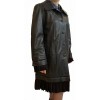 MARKOS LEATHER 202 WOMENS BLACK LEATHER COAT