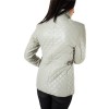 9915 WOMEN'S BEIGE SPRING LEATHER JACKET