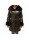 DA-0945 WOMENS LEATHER COAT WITH NATURAL FUR BROWN
