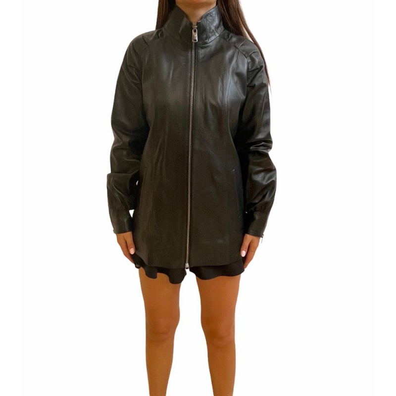 F-2376 ΓΥΝΑΙΚΕΙΟ ΔΕΡΜΑΤΙΝΟ ΜΠΟΥΦΑΝ ΜΑΥΡΟ 