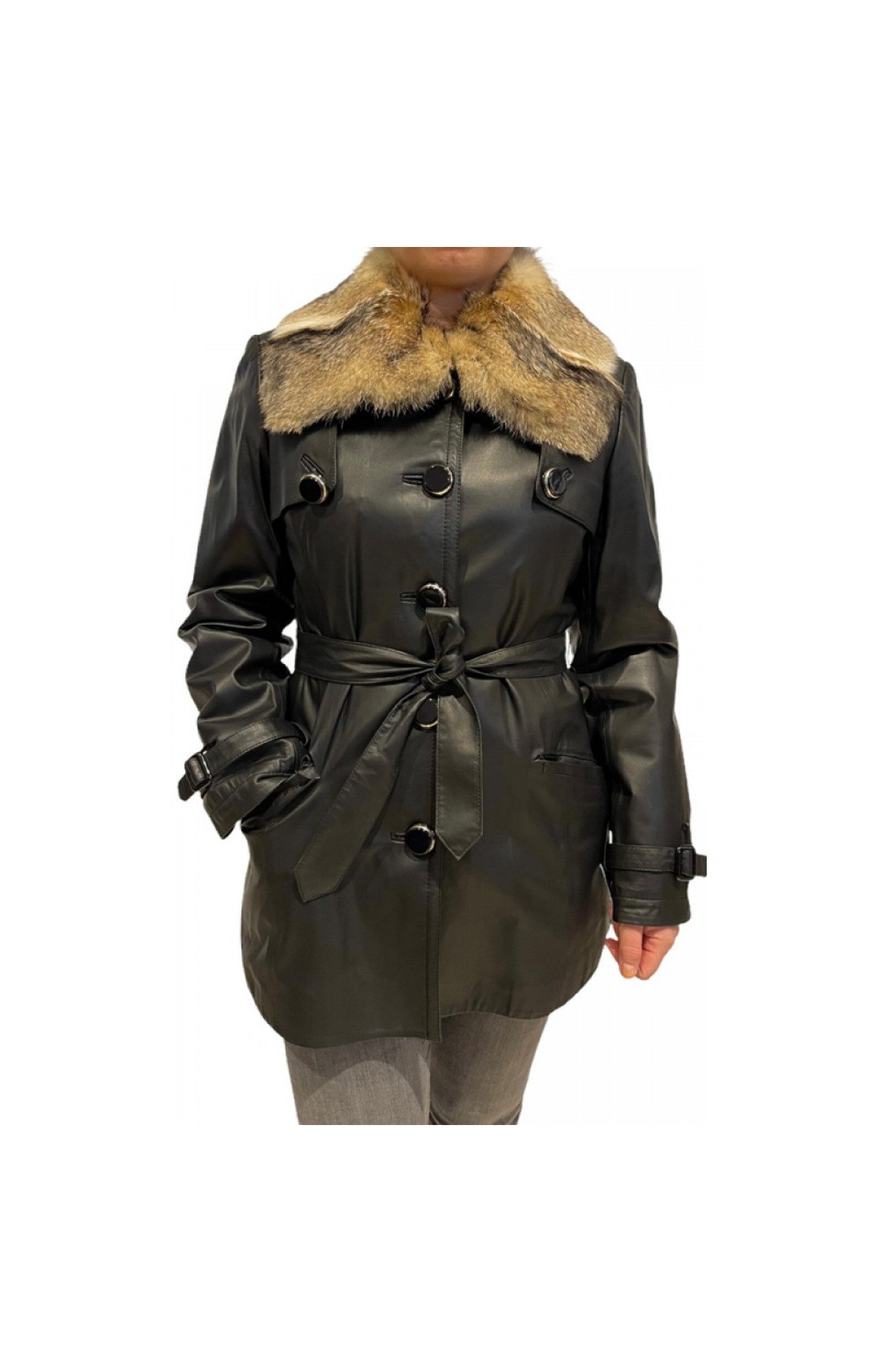 MARKOS LEATHER LI-PK829T WOMEN'S LEATHER JACKET BLACK