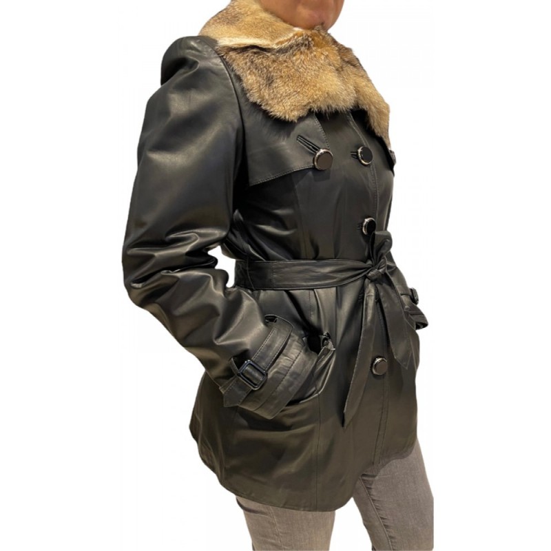 ΓΥΝΑΙΚΕΙΟ ΔΕΡΜΑΤΙΝΟ ΜΠΟΥΦΑΝ LI-PK829T ΜΑΥΡΟ