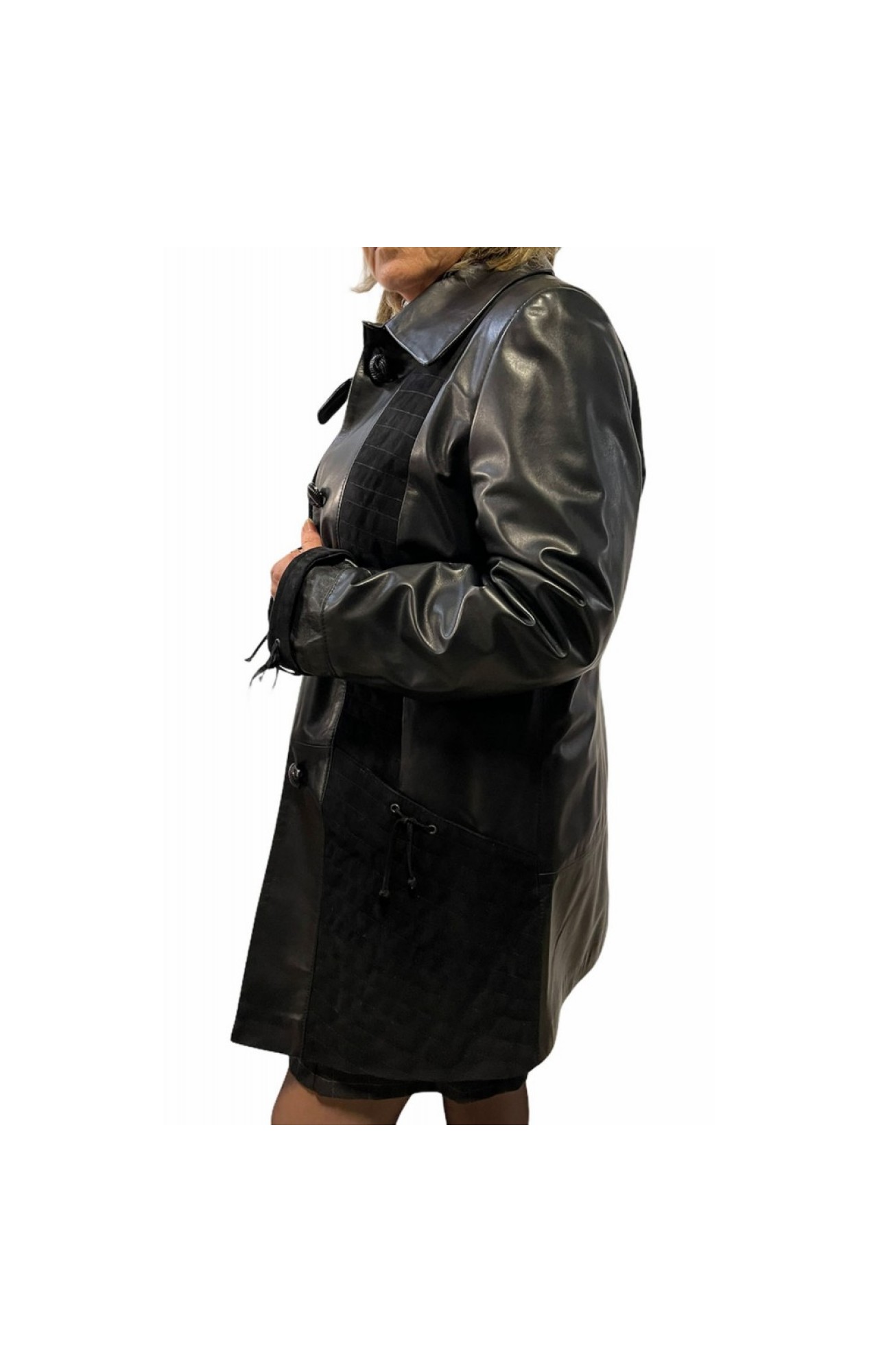 PEL-113-BLACK WOMENS BLACK CLASSIC LEATHER JACKET