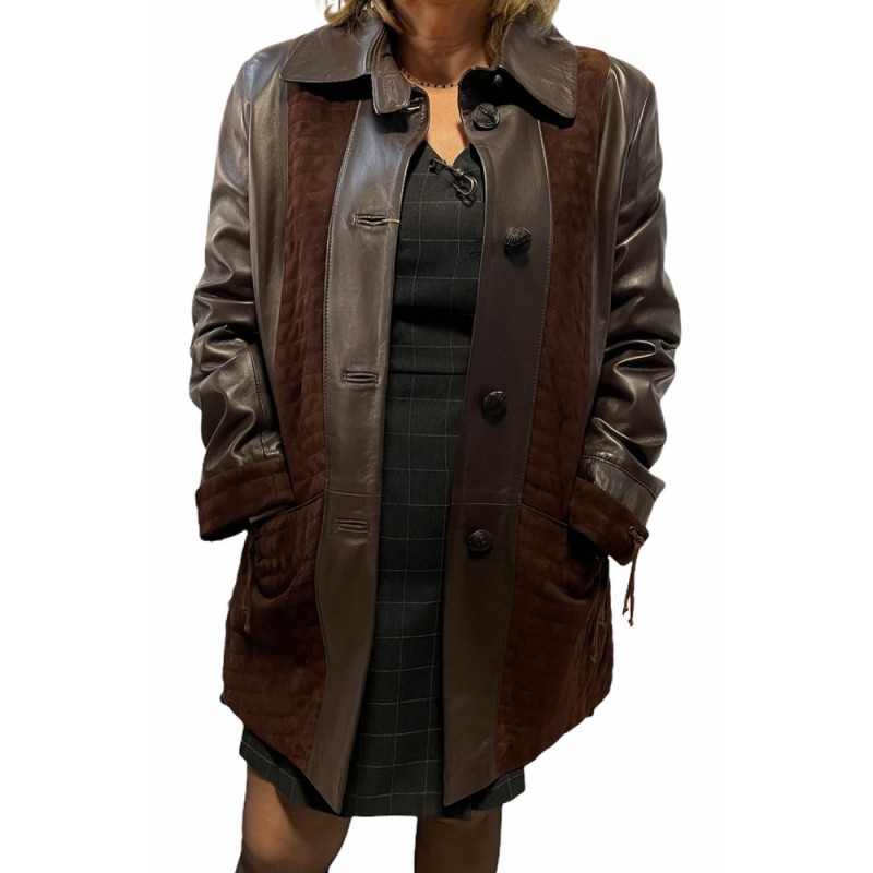 PEL-113-BROWN ΓΥΝΑΙΚΕΙΑ ΚΑΦΕ ΔΕΡΜΑΤΙΝΗ ΖΑΚΕΤΑ ΚΛΑΣΙΚΗ  PEL-113-BROWN ΓΥΝΑΙΚΕΙΑ ΚΑΦΕ ΔΕΡΜΑΤΙΝΗ ΖΑΚΕΤΑ ΚΛΑΣΙΚΗ
